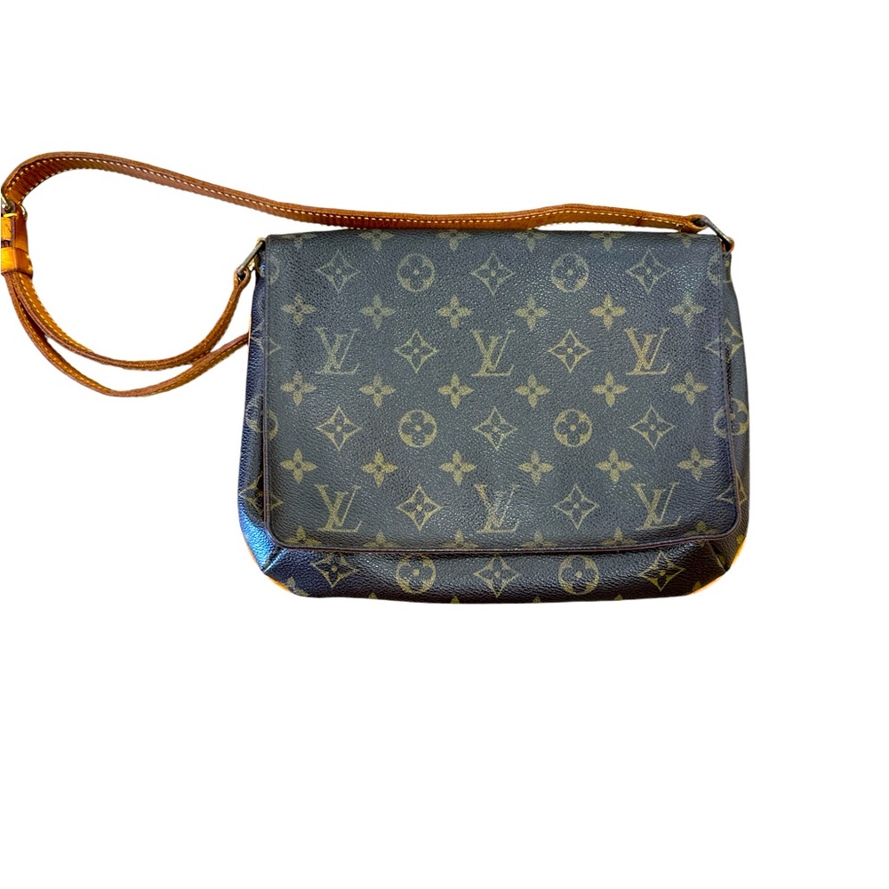 Authentic LOUIS VUITTON Monogram Musette Tango Shoulder Bag
